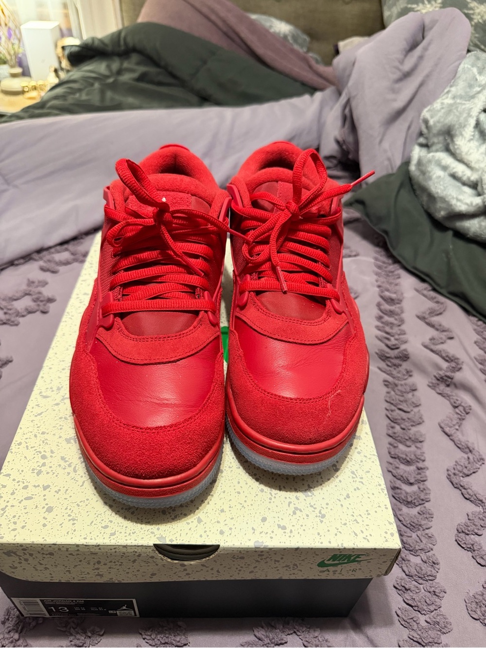 Air Jordan Spikize low in all red men’s size 13